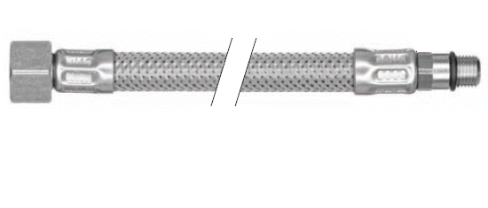 Tuyau flexible epdm DN8 raccord bicone 10 - 3/8 F avec joint - Fixaflex NV